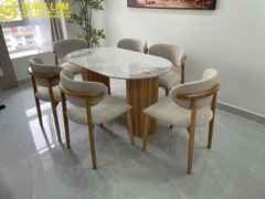 Bàn Ăn Ovaltine Wood DT33