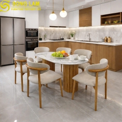 Bàn Ăn Ovaltine Wood DT33