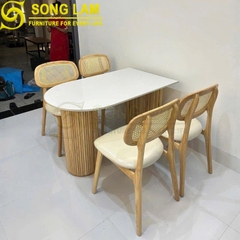 Bàn Ăn Ovaltine Wood DT33