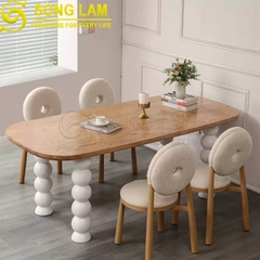 Bàn Ăn Bubbles Leg DT34