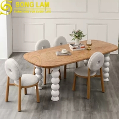 Bàn Ăn Bubbles Leg DT34