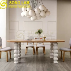 Bàn Ăn Bubbles Leg DT34