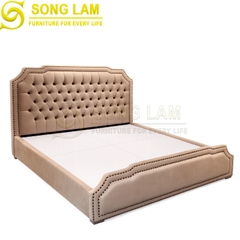 Giường ngủ Quý tộc — Đầu Giường Chần Nút Luxury GT0111