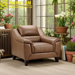 Sofa đơn da bò Ý SDH01117