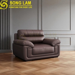Sofa đơn da bò Ý SDH0116