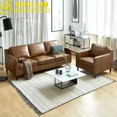 Sofa chữ I da bò Ý SIH0111