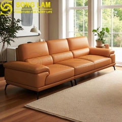 Sofa chữ I da bò Ý SIH01112