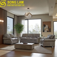 Sofa chữ I da bò Ý SIH01115