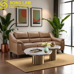 Sofa chữ I da bò Ý SIH01117