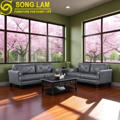 Sofa chữ I da bò Ý SIH01118