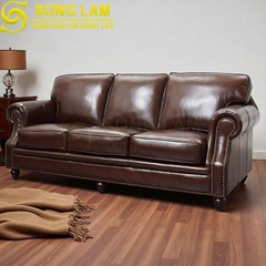 Sofa chữ I da bò Ý SIH01123
