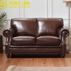 Sofa chữ I da bò Ý SIH01123