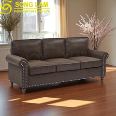 Sofa chữ I da bò Ý SIH01126