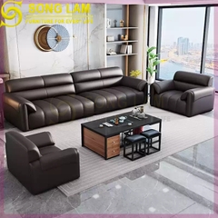 Sofa chữ I da bò Ý SIH0113