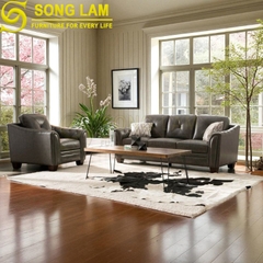 Sofa chữ I da bò Ý SIH0114