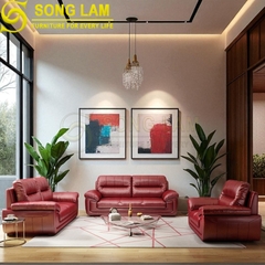Sofa chữ I da bò Ý SIH0116