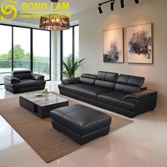 Sofa chữ I da bò Ý SIH03110