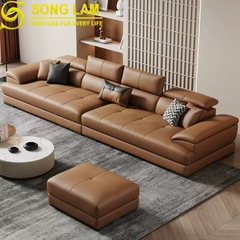 Sofa chữ I da bò Ý SIH03111