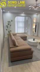 Sofa chữ I da bò Ý SIH03111