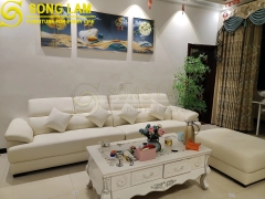 Sofa chữ I da bò Ý SIH03111
