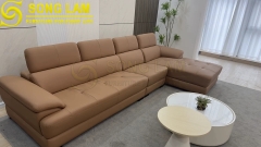 Sofa chữ I da bò Ý SIH03111