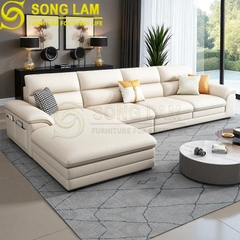 Sofa góc da bò Ý SLH01120