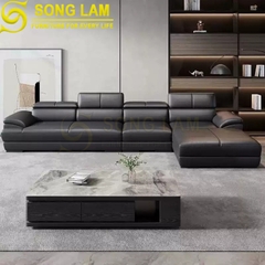Sofa góc da bò Ý SLH03110