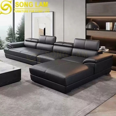 Sofa góc da bò Ý SLH03110
