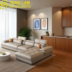 Sofa góc da bò Ý SLH03111