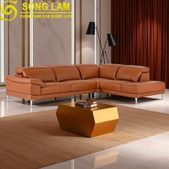 Sofa góc da bò Ý SLH03119