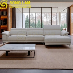 Sofa góc da bò Ý SLH03129