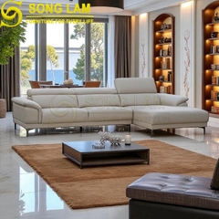 Sofa góc da bò Ý SLH03129