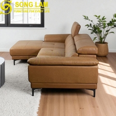 Sofa góc da bò Ý SLH03129