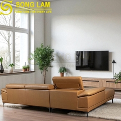 Sofa góc da bò Ý SLH03129