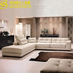 Sofa góc da bò Ý SLH0318