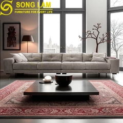 Sofa góc da bò Ý SLH0318