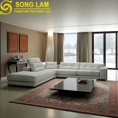 Sofa góc da bò Ý SLH0318