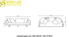 Sofa đơn Sông Lam SOD01136