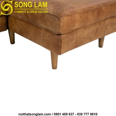 Ghế sofa cao cấp da bò Sông Lam Dallas Scandinavian SUH0111