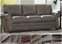 Ghế sofa cao cấp da bò Sông Lam Vernon SUH01115