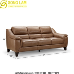 Ghế sofa cao cấp da bò Sông Lam Teramo SUH01117