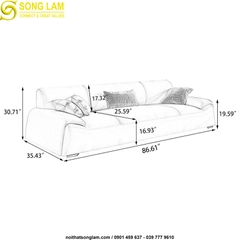 Ghế sofa Sông Lam SUI01125
