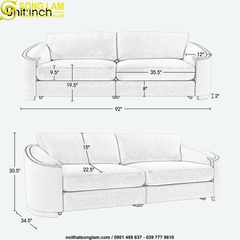 Ghế sofa Sông Lam Evelijne SUI02114