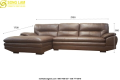 Ghế sofa góc Sông Lam NESSA SUL01124