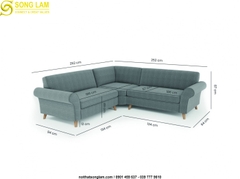 Ghế sofa góc Sông Lam molln SUL01130