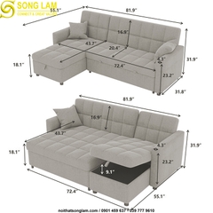 Sofa bed Sông Lam SUL0419