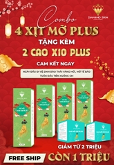 XỊT HỦY MỠ NHÂN SÂM PLUS HỒNG GẤM MẪU MỚI