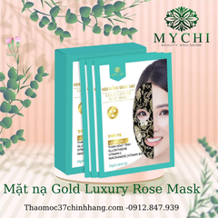 Mặt nạ hoa hồng lá vàng 24k- Gold Luxury Rose Mask Mychi