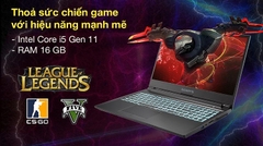 Laptop Gaming GIGABYTE G5 (Core i5 11400H/ Ram 16GB/ SSD 512GB/ RTX 3050Ti/ Màn FHD IPS 144Hz