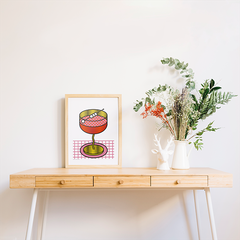 Tranh kỹ thuật số A2 A3 A4 "Martini"